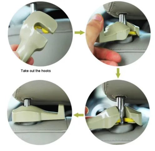 Color: Beige4PC - High quality Multifunction hidden Car Seat Back