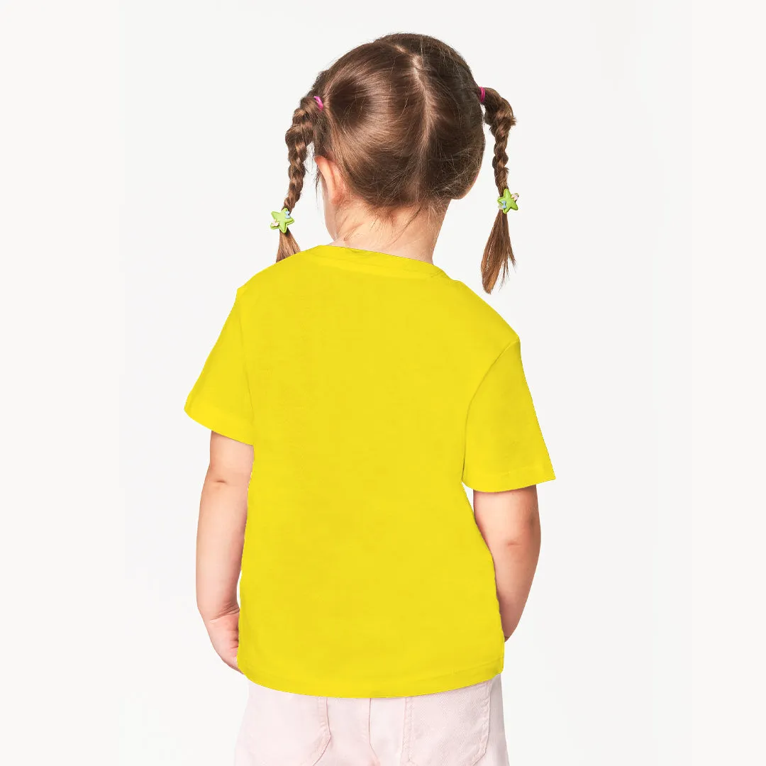 Colour Fairies Kids' T-Shirt - Hearts, Love, Laugh - For Toddlers, Girls - 100% Cotton Tshirt