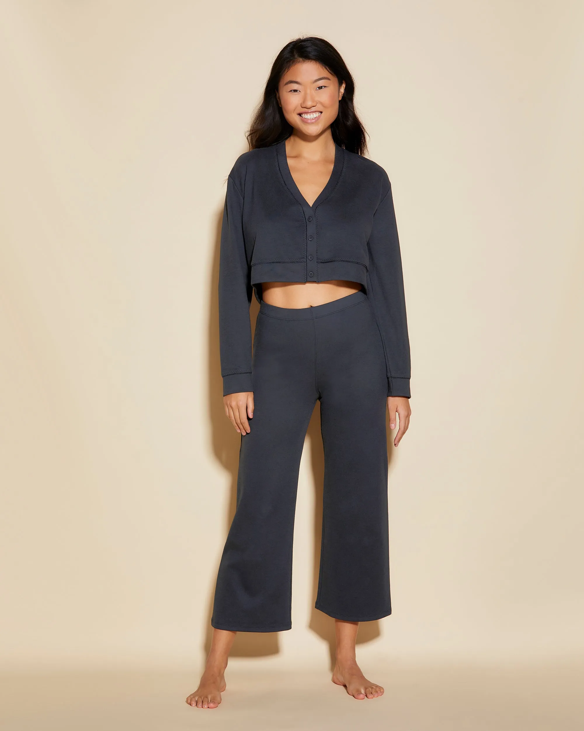 Cropped Boxy Cardigan