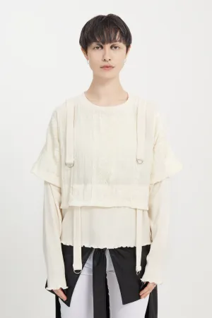 lace top with straps