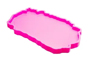 Shiny High Quality Geode Resin Tray Mold