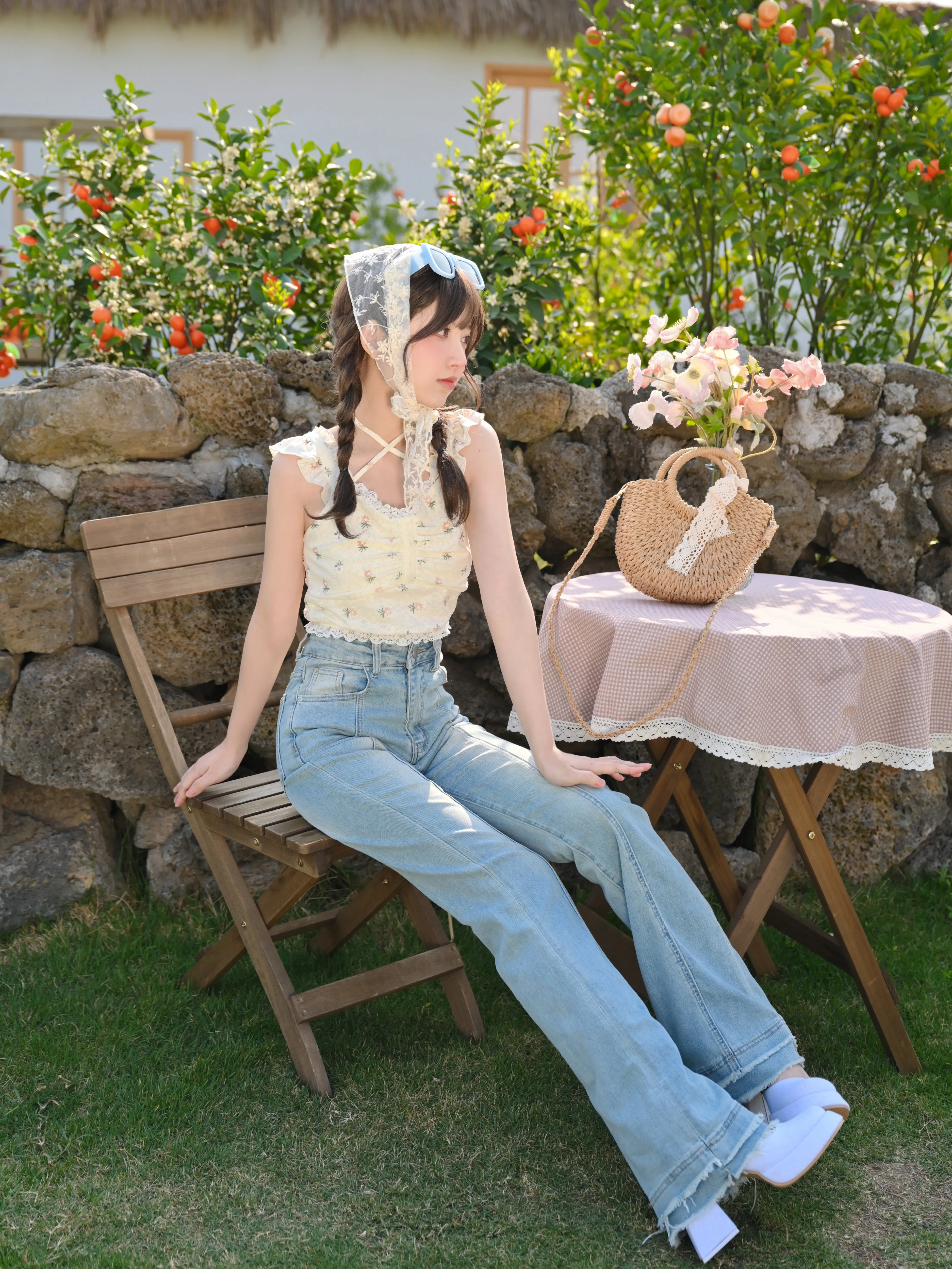 Vintage Voyage High Waist Flare Jeans
