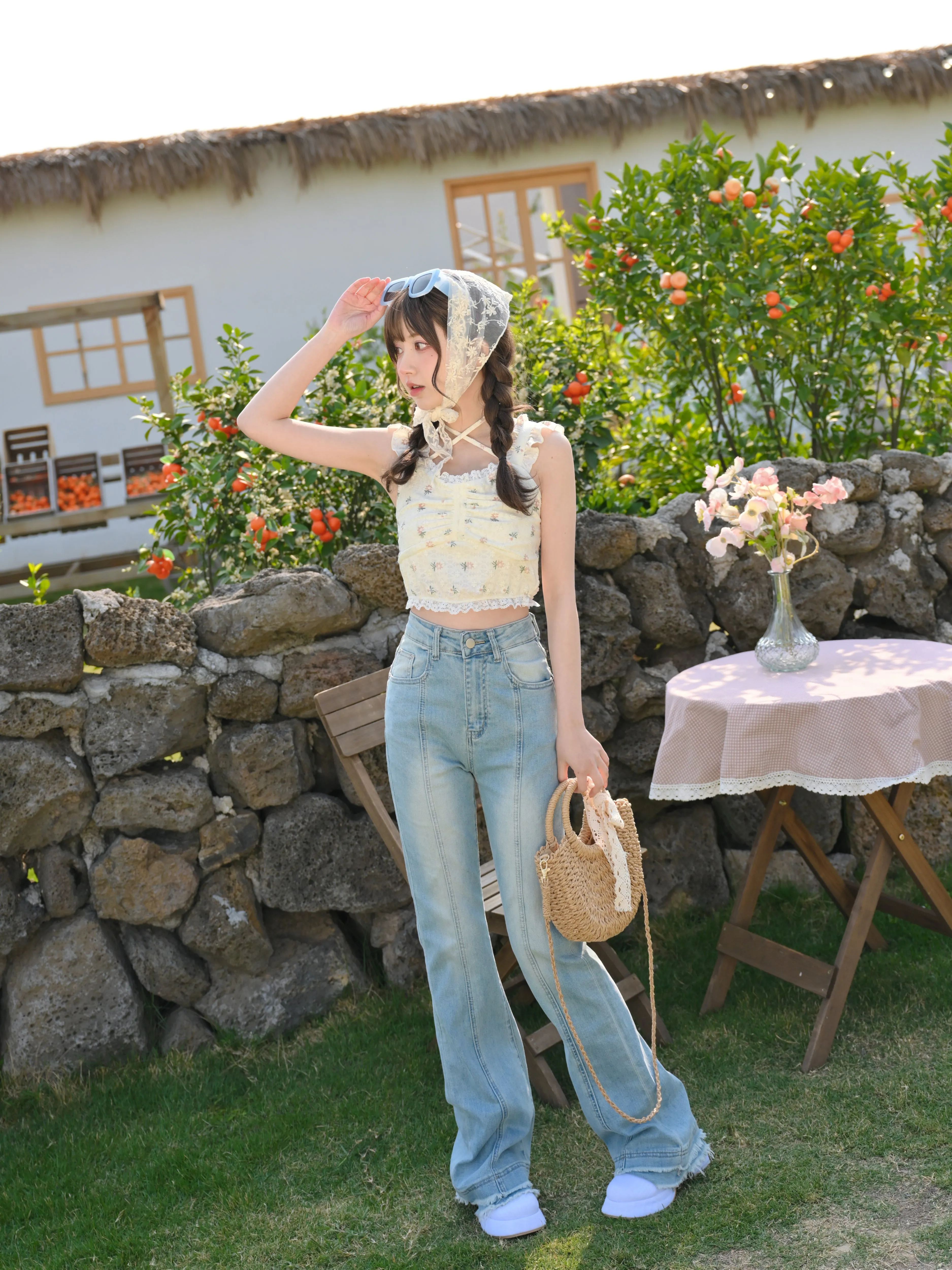 Vintage Voyage High Waist Flare Jeans