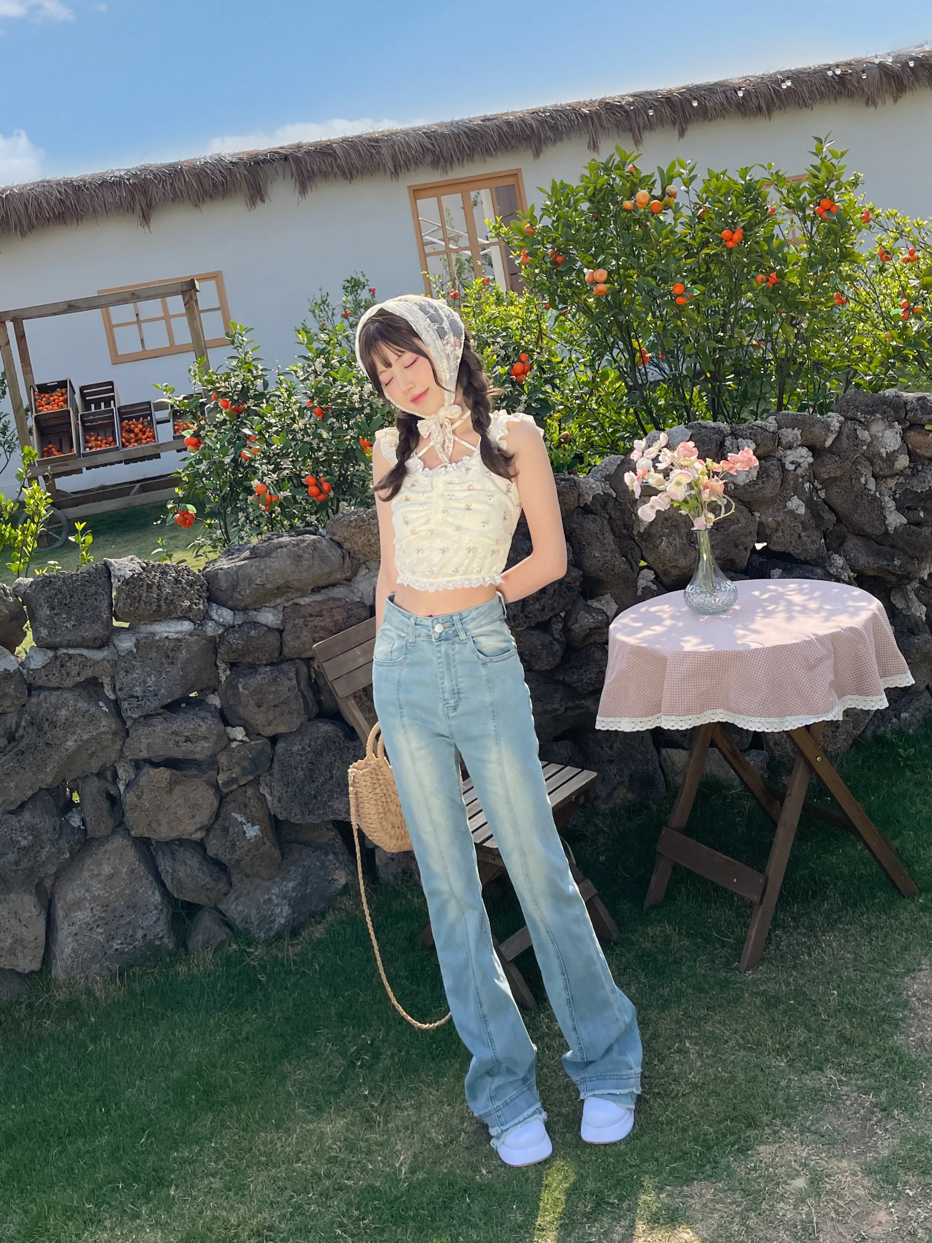 Vintage Voyage High Waist Flare Jeans