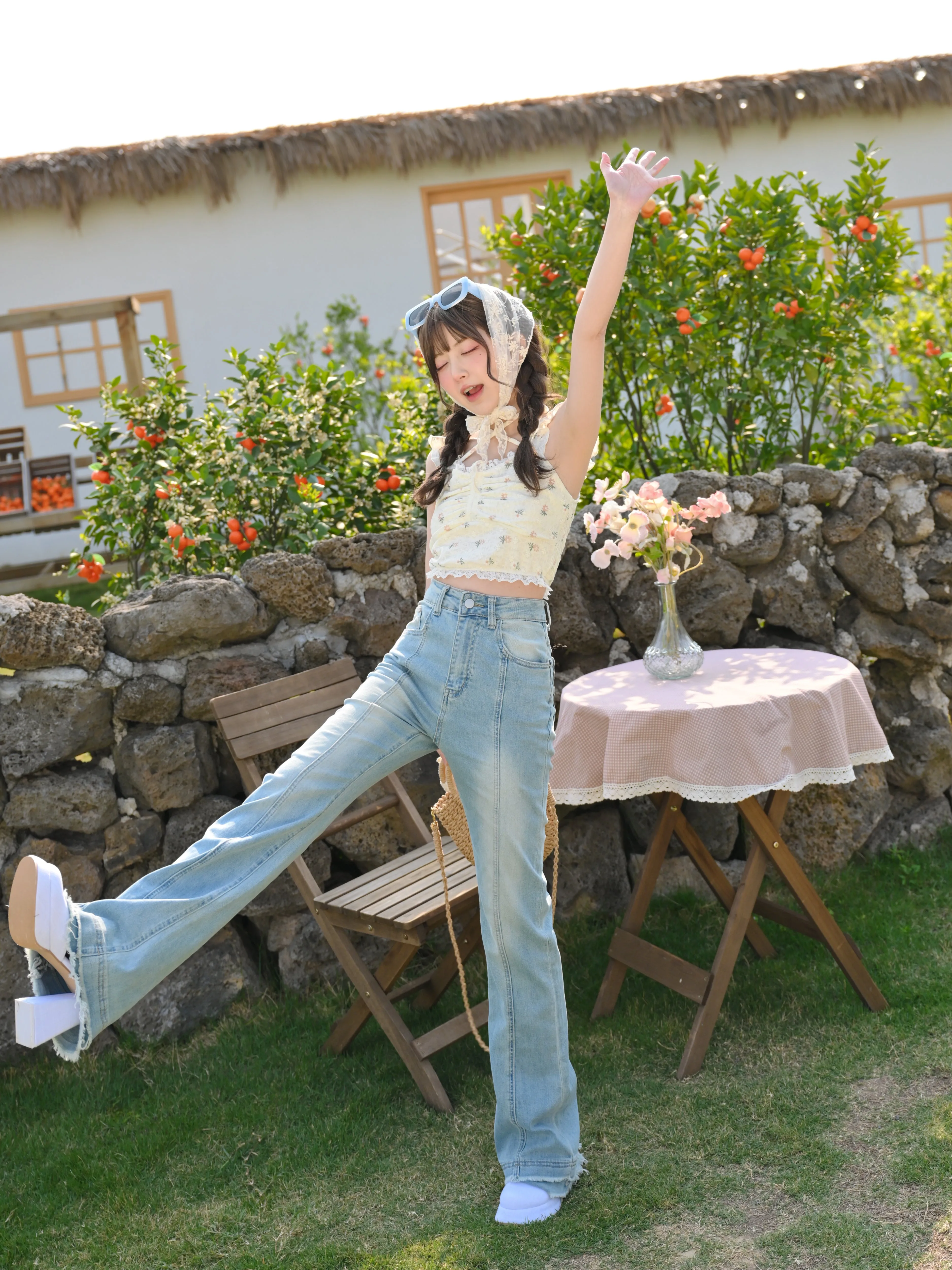 Vintage Voyage High Waist Flare Jeans